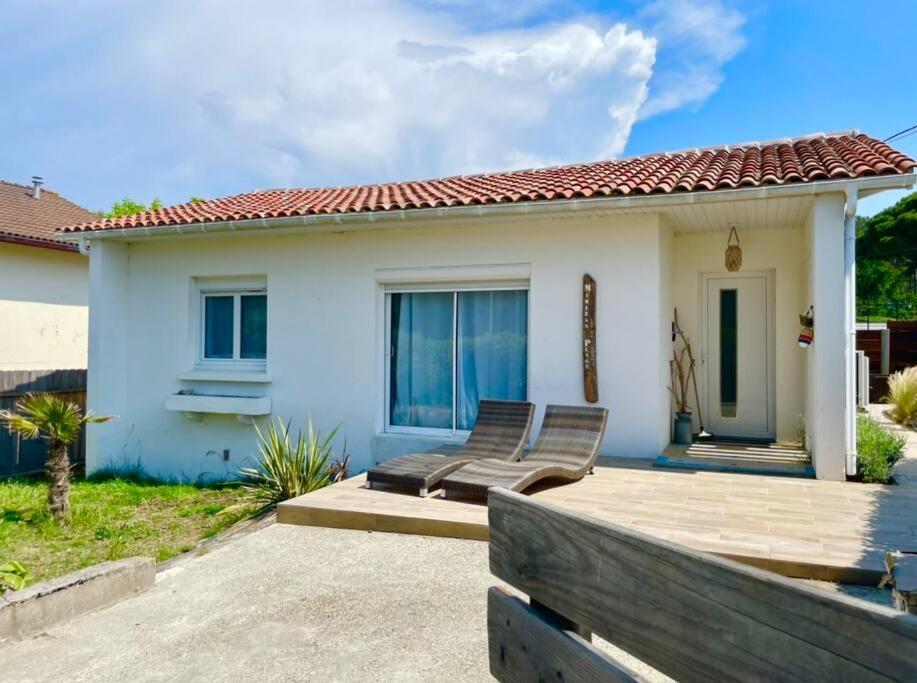 Caporizon-Villa Courant-Terrasse-Proche Plage Мимизан-Плаж Экстерьер фото